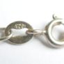 Vintage 925 Sterling Silver and Genuine Baltic Amber Spider Pendant length 16" - 4,8g Image 9