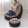 BRAND NEW BEAN BAG Lazy Sofa Inflatable Folding Recliner Outdoor Sofa Bed With Pedal Flocking Single Sofa Chair Pile Coating Chaise Lounge Image 3