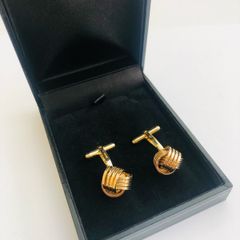 9ct Yellow Gold Knot Cufflinks