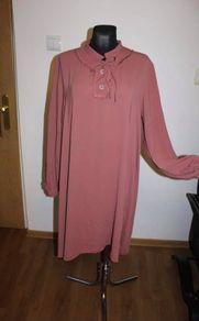 Puane dusty pink long sleeve midi dress size UK20 EU48 Postage included