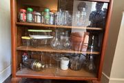 Mid-century modern glass cabinet
