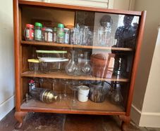 Mid-century modern glass cabinet