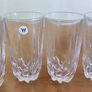 Set Of 4 Wedgwood Tall Crystal Drinking Water Juice Glasses Image 3