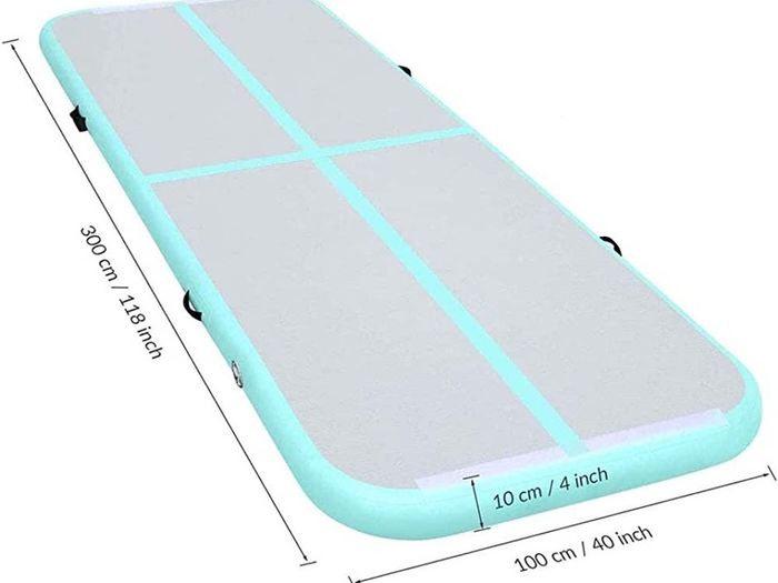 Air Gymnastics Track Tumbling Mat/Inflatable Gymnastics Tumble Track Gym Mat for Home Use/Training/Cheerleading/Yoga/Water Fun 10FT (FREE POSTAGE)