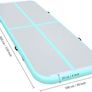 Air Gymnastics Track Tumbling Mat/Inflatable Gymnastics Tumble Track Gym Mat for Home Use/Training/Cheerleading/Yoga/Water Fun 10FT (FREE POSTAGE) Image 6