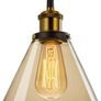 Vintage Glass Pendant Light, Industrial Ceiling Lights with Clear Ball Glass Light Shade, Adjustable Pendant Lighting for Kitchen Island Dining Room Bedroom MULTIPLE STYLES AVAILABLE (FREE POSTAGE) Image 4