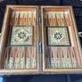 Vintage Wooden Travel Chess/Draughts Set Image 2