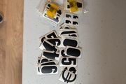 Adhesive numbers/letters/symbols 50 mm 4 packs
