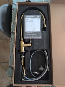 Brass Kitchen Tap with pull out hose