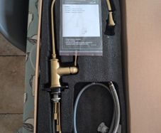 Brass Kitchen Tap with pull out hose