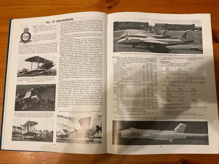 Military book:'Bomber Squadrons Of The R.A.F. And Their Aircraft'