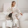 Stone cuffed cargo trousers Image 4