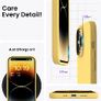 Liquid Silicone Case For Apple iPhone 14 Pro Luxury Thin Phone Cover Yellow Image 3