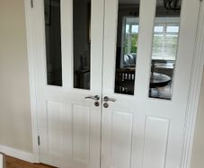 Double glazed doors