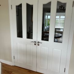 Double glazed doors