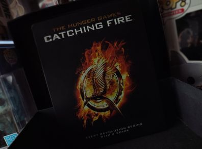 The Hunger Games: Catching Fire ! Steelbook ! Blu-ray ! 2014 ! Jennifer Lawrence !