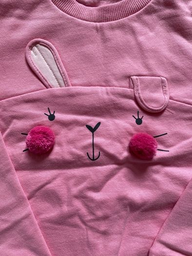 Brand New Pink Bunny  Long Sleeve Jumper