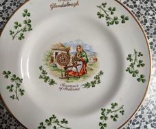 Arklow Pottery Glendalough Souvenir plate, 1950s