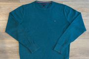 Vibrant Green Tommy Hilfiger Crewneck Sweater