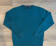 Vibrant Green Tommy Hilfiger Crewneck Sweater