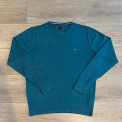 Vibrant Green Tommy Hilfiger Crewneck Sweater