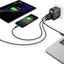 MINIX 66W Turbo 3-Port GaN Wall Charger 2 x USB-C Fast Charging Adapter, 1 x USB-A Quick Charge 3.0, Compatible with Laptop, iPad Pro, iPhone 14 Pro,Max XR XS X SE2 and More (NEO P1) - Boxed! Image 5
