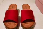 women's wedge mules