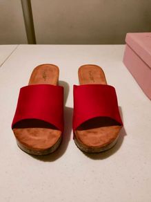women's wedge mules