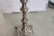 Small Silver Plated Candle Stick Holder.
