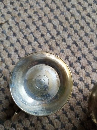 Old silver cups
