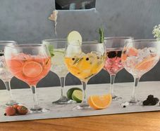 6 Balloon Gin Glasses