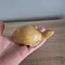 Vintage Carved Natural Stone Turtle Tortoise Figurine Image 6