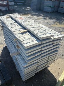 Concrete rock faced panels