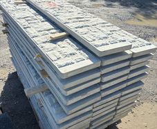 Concrete rock faced panels