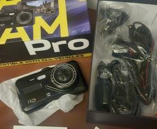 Dash Cam Pro Front, Rear Camera, 64GB SD Card - New/Unused