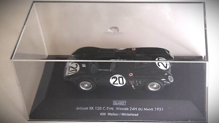 Diecast Model Le Mans Winning Jaguar C Type XK120 1951 1st - Quartzo 1:43