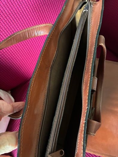 Quality Leather Briefcase/ Laptop Bag