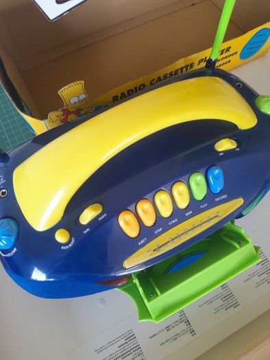 Rare The Simpsons Radio Cassette Player