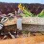 Vintage Set MCM Plant Pots x 2 Bark Pattern Stoneware Succulent Bonsai Planter 1950s Image 8