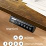 Electric Standing Desk Height Adjustable 120 x 60cm, Image 5