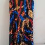 Woman 70,s style dress multicolored sequence Image 2