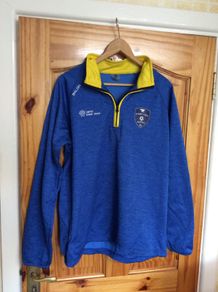 Saint Marys Boys FC.Sandyford Dublin. Mens Half Zip Fleece Training Track Sideline Top. Collect In Dublin Or Receive Via Post.