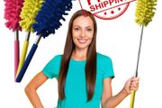 NEW SALE | 3pk Microfibre Extendable Feather Duster Brush | Feather Dusters for Cleaning Extendable Duster up to 76cm