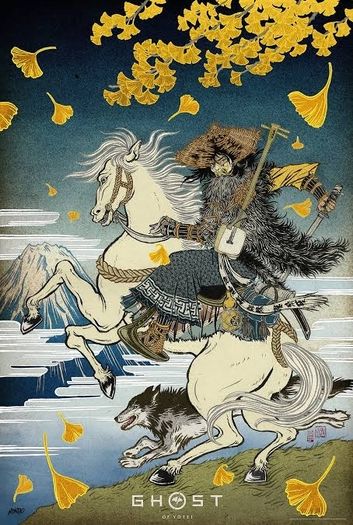 Ghost of Yotei Mondo Screen Print Poster Yuko Shimizu SOLD OUT #38/380 PS5