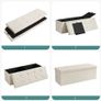 New Beige Leather Storage Chest - FREE P&P Image 3