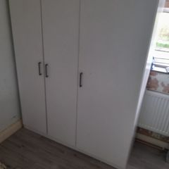 white wardrobe