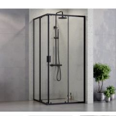 Shower Set Matt Black 800x800