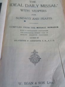 Antique Daily Missal 1936
