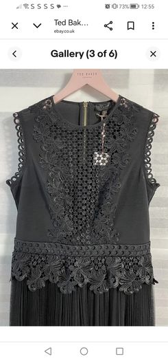 Stunning  Dress Ted baker size 2 uk 10. Beautiful dress for special occasions worn once