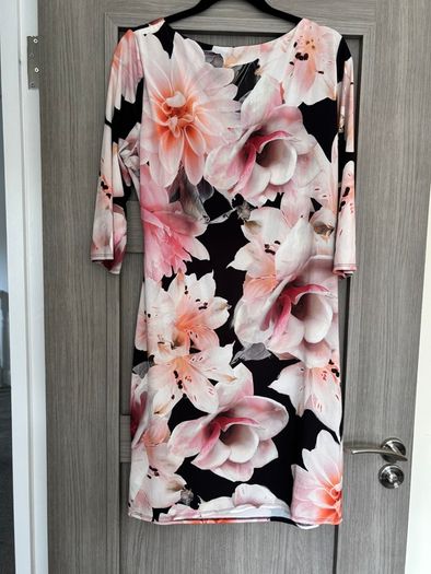 Wallis floral print dress - size 16